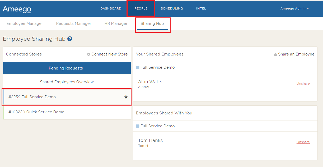 Online shift schedule maker for restaurants hotels ameego